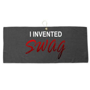 I Invented Swag Large Microfiber Waffle Golf Towel