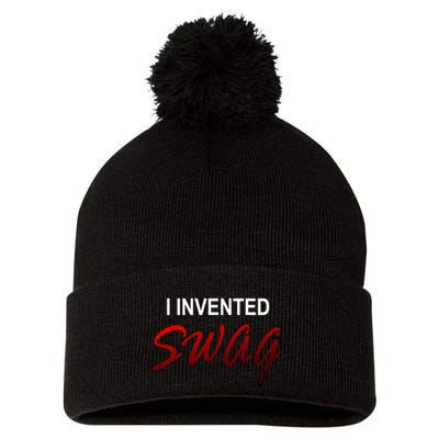 I Invented Swag Pom Pom 12in Knit Beanie