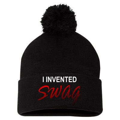 I Invented Swag Pom Pom 12in Knit Beanie