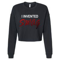 I Invented Swag Cropped Pullover Crew