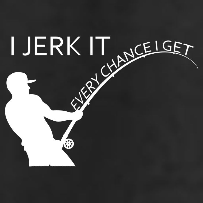 I Jerk It Funny Fishing Pole Adult Drive Performance Visor