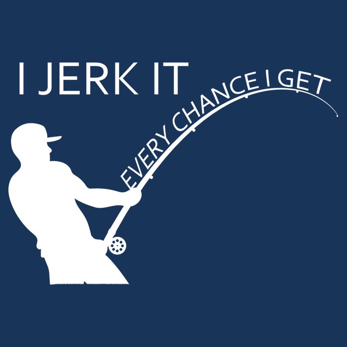 I Jerk It Funny Fishing Pole Sustainable Bucket Hat