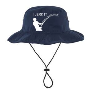 I Jerk It Funny Fishing Pole Legacy Cool Fit Booney Bucket Hat