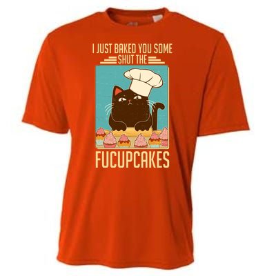 I Just Baked You Some Shut The Fucupcakes Cat Cooling Performance Crew T-Shirt