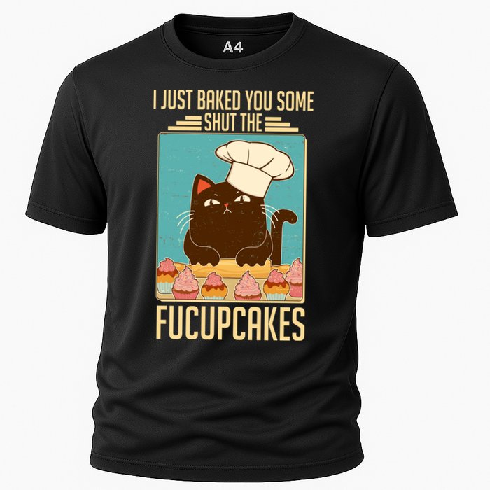 I Just Baked You Some Shut The Fucupcakes Cat Cooling Performance Crew T-Shirt