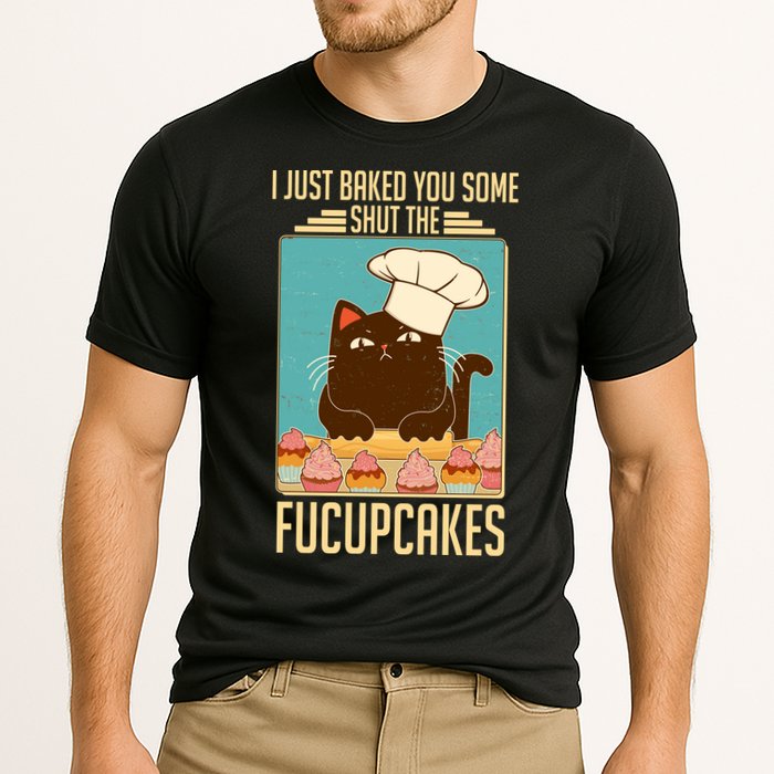 I Just Baked You Some Shut The Fucupcakes Cat Cooling Performance Crew T-Shirt
