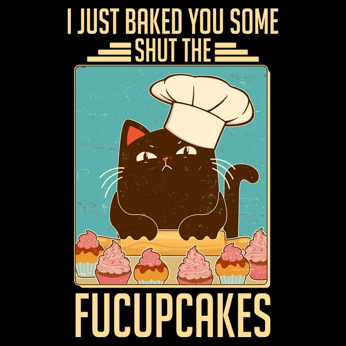 I Just Baked You Some Shut The Fucupcakes Cat Cooling Performance Crew T-Shirt