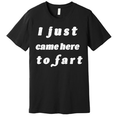 I Just Came Here To Fart Premium T-Shirt