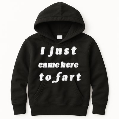 I Just Came Here To Fart Kids Hoodie