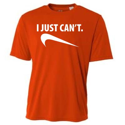 I Just Can't Funny Parody Cooling Performance Crew T-Shirt