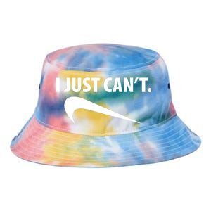 I Just Can't Funny Parody Tie Dye Newport Bucket Hat