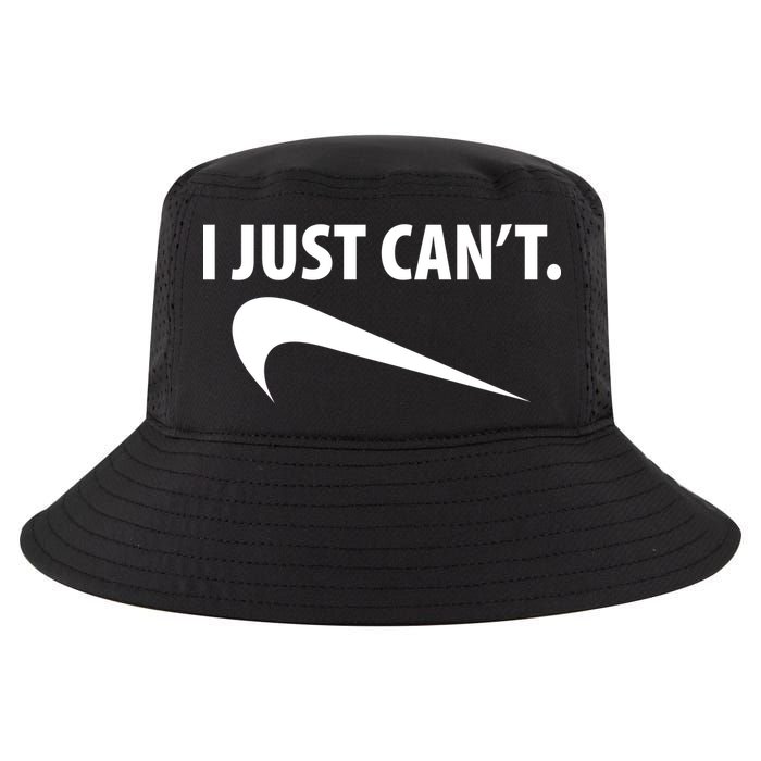 I Just Can't Funny Parody Cool Comfort Performance Bucket Hat