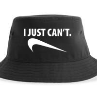 I Just Can't Funny Parody Sustainable Bucket Hat