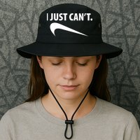 I Just Can't Funny Parody Bucket Hat