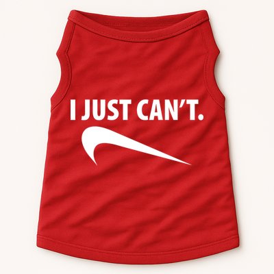 I Just Can't Funny Parody Doggie Tank