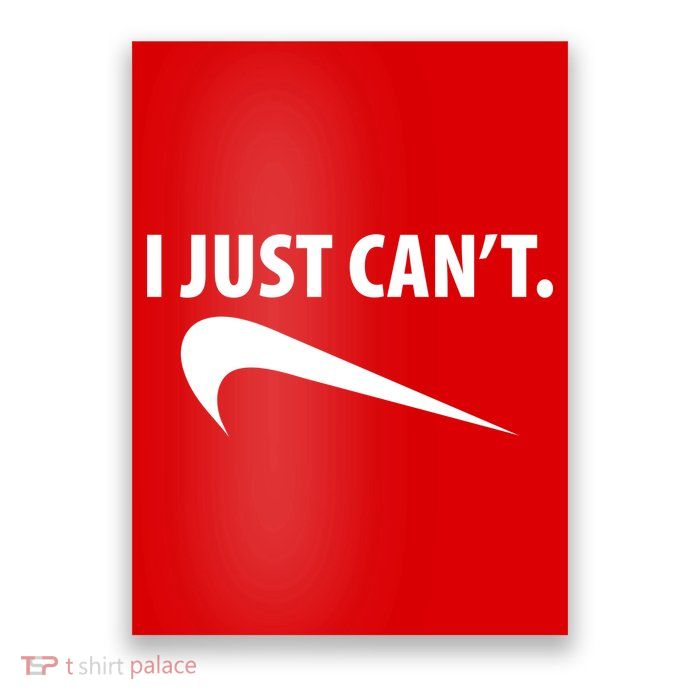 I Just Can't Funny Parody Poster