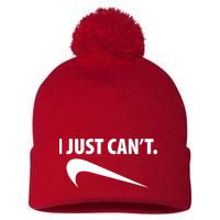 I Just Can't Funny Parody Pom Pom 12in Knit Beanie