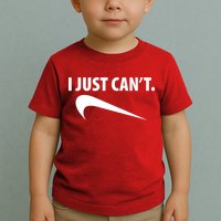 I Just Can't Funny Parody Toddler T-Shirt