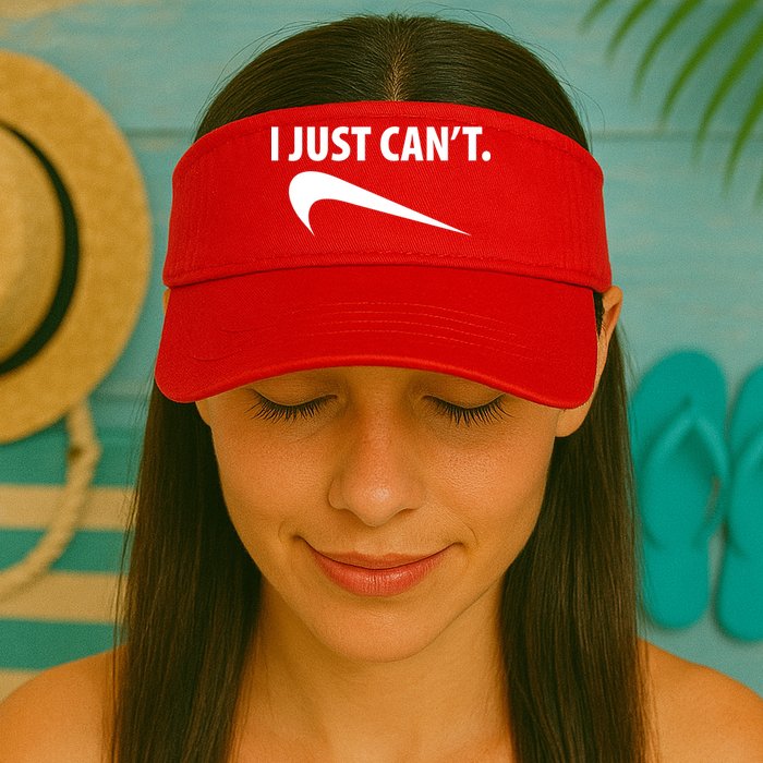 I Just Can't Funny Parody Visor