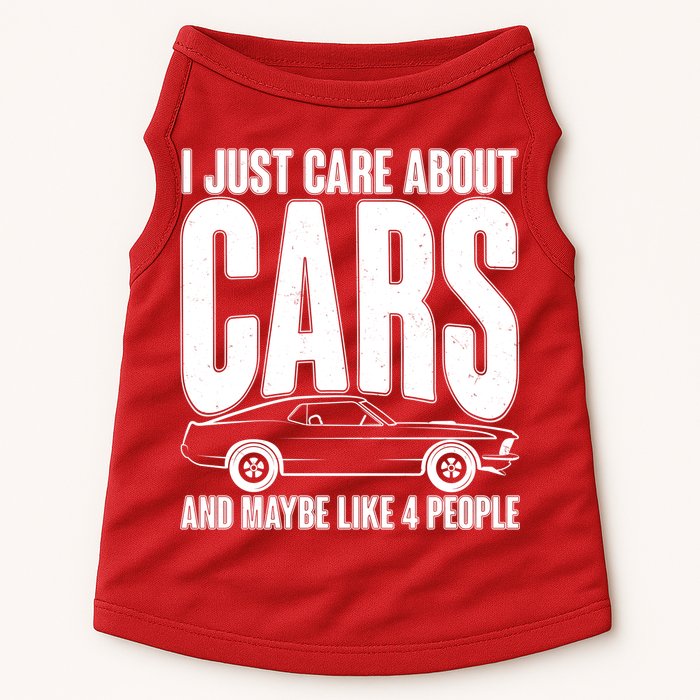I Just Care About Cars and Maybe Like 4 People Doggie Tank