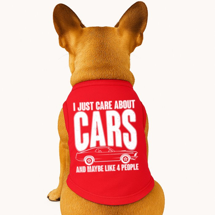 I Just Care About Cars and Maybe Like 4 People Doggie Tank