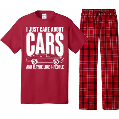 I Just Care About Cars and Maybe Like 4 People Pajama Set