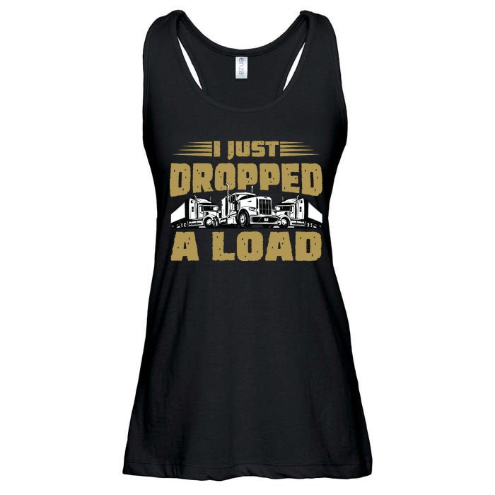 I Just Dropped A Load Trucking Ladies Essential Flowy Tank