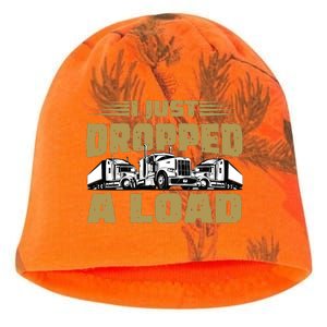 I Just Dropped A Load Trucking Kati - Camo Knit Beanie