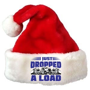 I Just Dropped A Load Trucking Premium Christmas Santa Hat