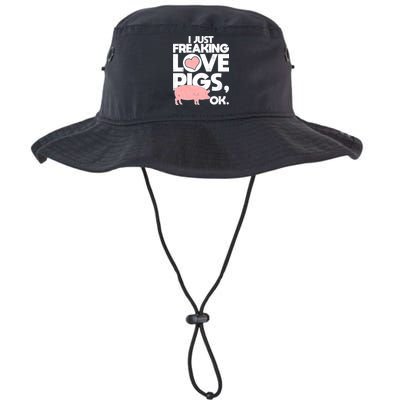 I Just Freaking Love Pigs OK Legacy Cool Fit Booney Bucket Hat