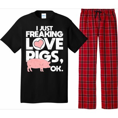 I Just Freaking Love Pigs OK Pajama Set