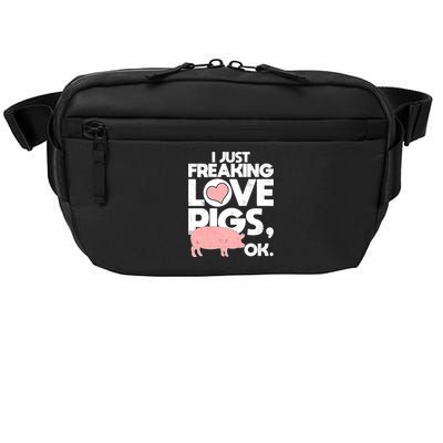 I Just Freaking Love Pigs OK Crossbody Pack