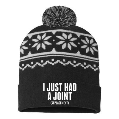 I Just Had A Joint Replacement USA-Made Snowflake Beanie