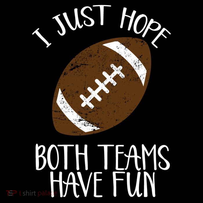 I Just Hope Both Teams Have Fun Football 16 in Basic Backpack