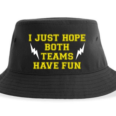 I Just Hope Both Teams Win Sustainable Bucket Hat