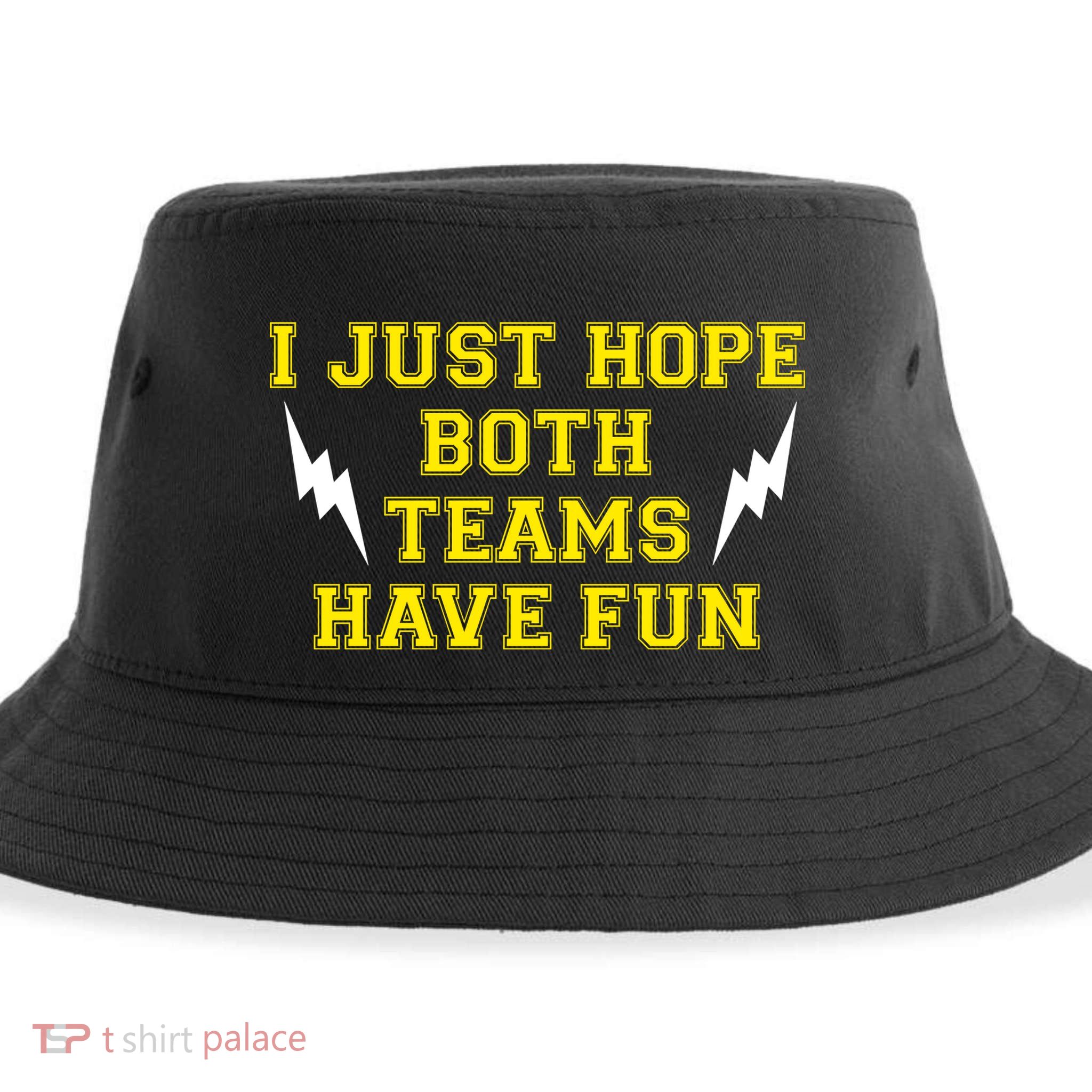 I Just Hope Both Teams Win Sustainable Bucket Hat
