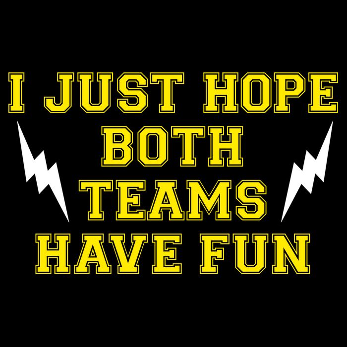 I Just Hope Both Teams Win Drawstring Bag