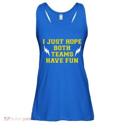 I Just Hope Both Teams Win Ladies Essential Flowy Tank