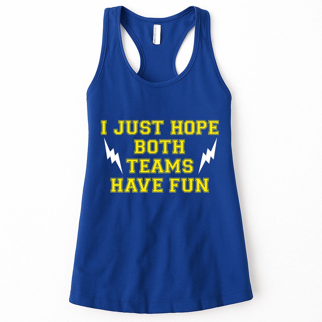 I Just Hope Both Teams Win Womens Tank Top