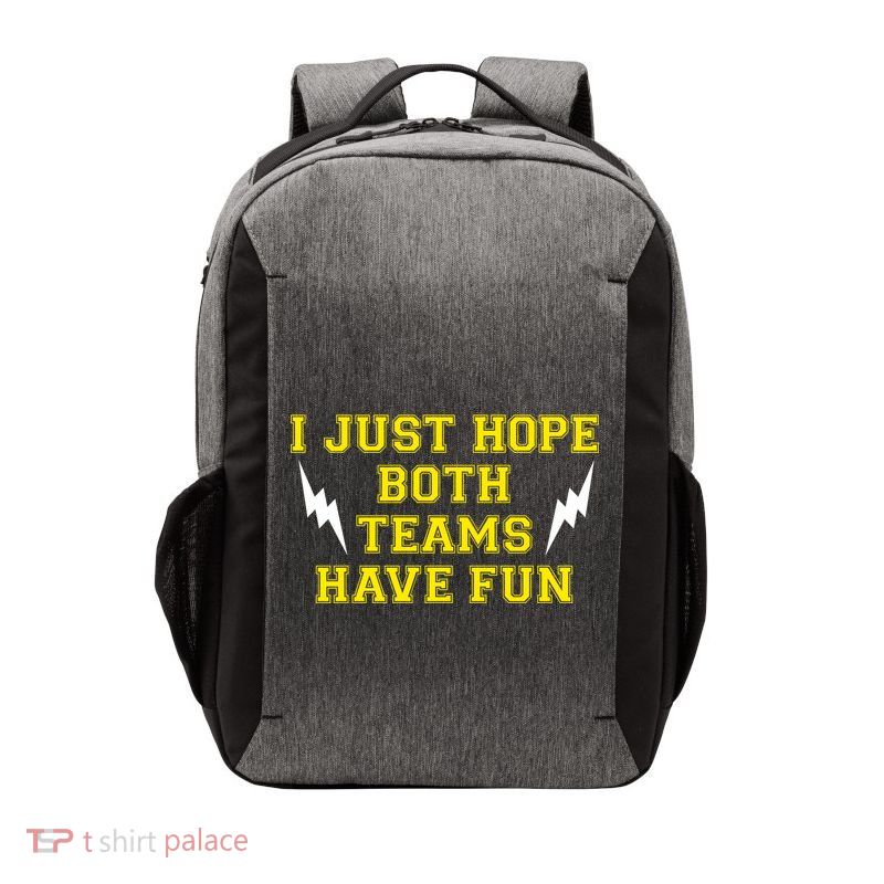 I Just Hope Both Teams Win Vector Backpack