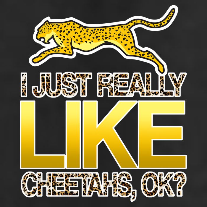 I Just Like Cheetahs Ok Golf Towel