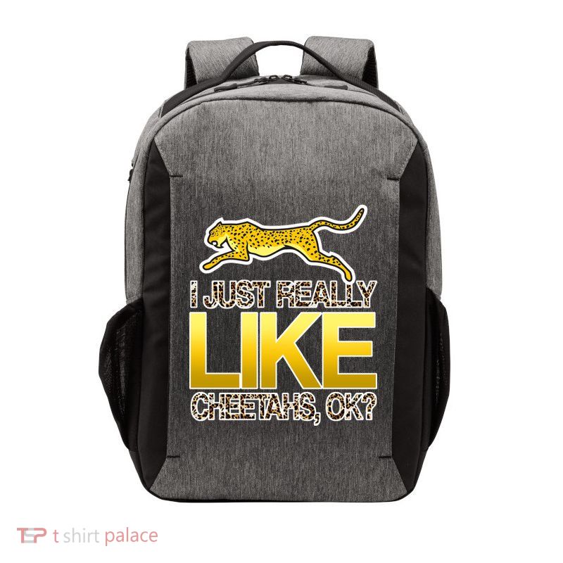 I Just Like Cheetahs Ok Vector Backpack
