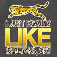 I Just Like Cheetahs Ok Vector Backpack