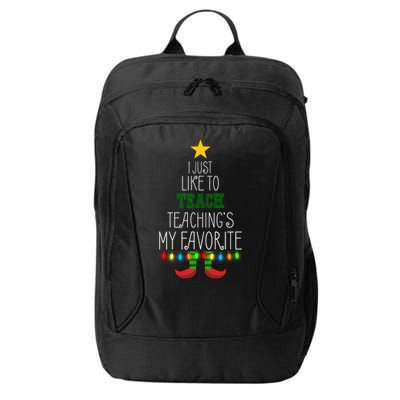 I Just Like To Teach, Teachings My Favorite City Backpack