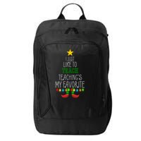 I Just Like To Teach, Teachings My Favorite City Backpack