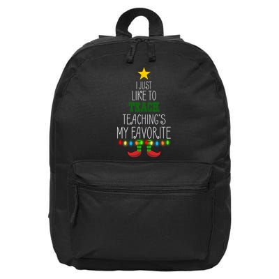 I Just Like To Teach, Teachings My Favorite 16 in Basic Backpack