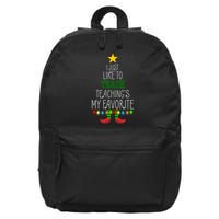 I Just Like To Teach, Teachings My Favorite 16 in Basic Backpack