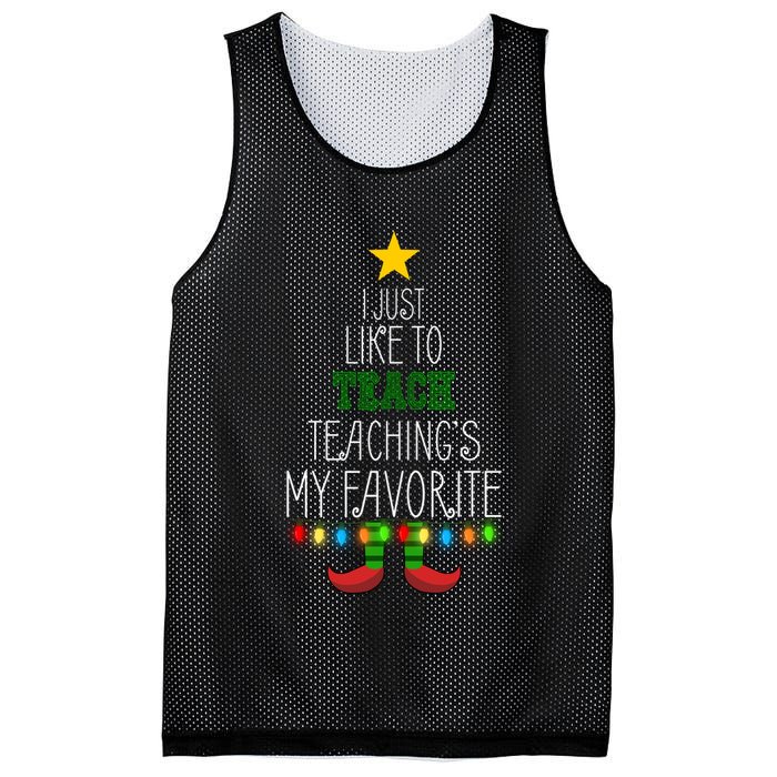 I Just Like To Teach, Teachings My Favorite Mesh Reversible Basketball Jersey Tank