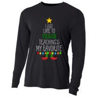 I Just Like To Teach, Teachings My Favorite Cooling Performance Long Sleeve Crew