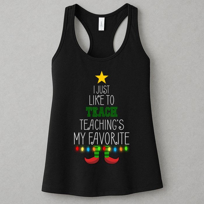I Just Like To Teach, Teachings My Favorite Womens Tank Top